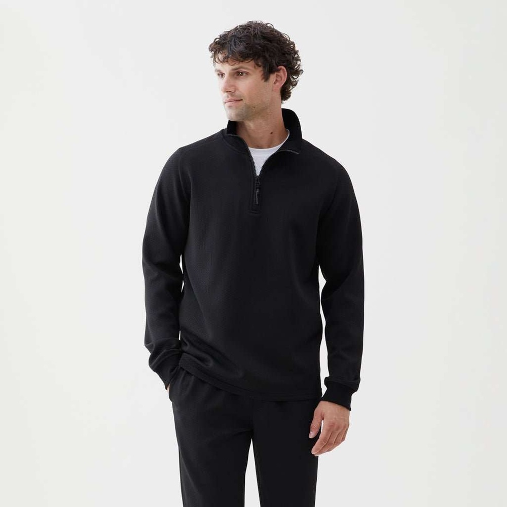 Reigning Champ Merino Wool Quarter -Zip Sweater